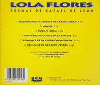 Lola Flores: Poemas De Rafael De Leon