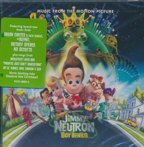 Jimmy Neutron: Boy Genius: Music From The Motion Picture w/ Drill Hole & Hype Sticker