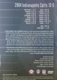 Accomplishments And Aspirations: The Story Of The 2004 Indianapolis Colts