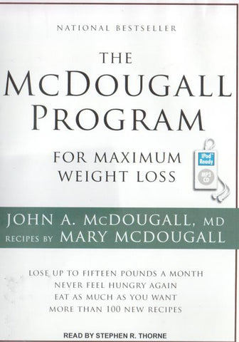 The McDougall Program For Maximum Weight Loss MP3 Unabridged