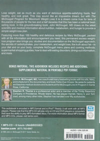 The McDougall Program For Maximum Weight Loss MP3 Unabridged