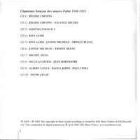 Le Chant Francais 1948-1965: Les Annees Pathe 10-Disc Set