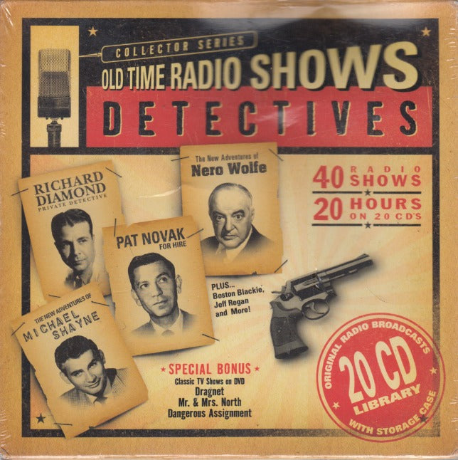 Old Time Radio Shows: Detectives Incomplete 18-Disc Set