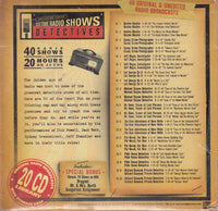 Old Time Radio Shows: Detectives 20-Disc Set