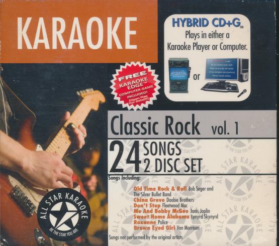 All Star Karaoke: Classic Rock Vol. 1 2-Disc Set