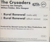 The Crusaders: Rural Renewal Promo w/ Back Artwork
