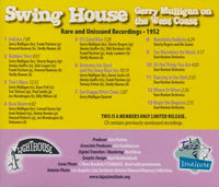 Gerry Mulligan: Swing House: Gerry Mulligan On The West Coast Limited