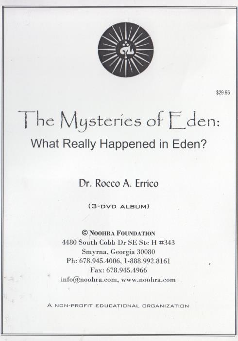 The Mysteries Of Eden: What Really Happened In Eden? 3-Disc Set