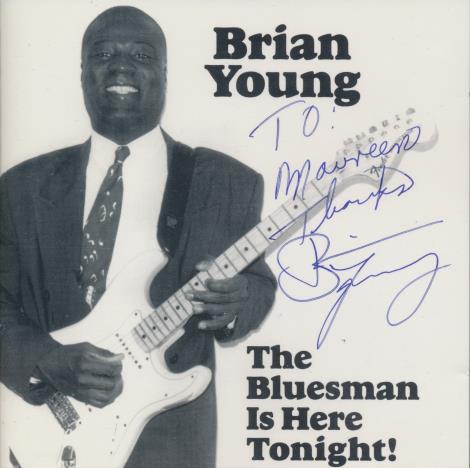 Brian Young: The Bluesman Is Here Tonight! Signed