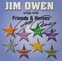 Jim Owen: Sings With Friends & Heroes Signed