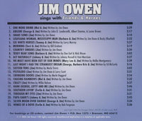 Jim Owen: Sings With Friends & Heroes Signed