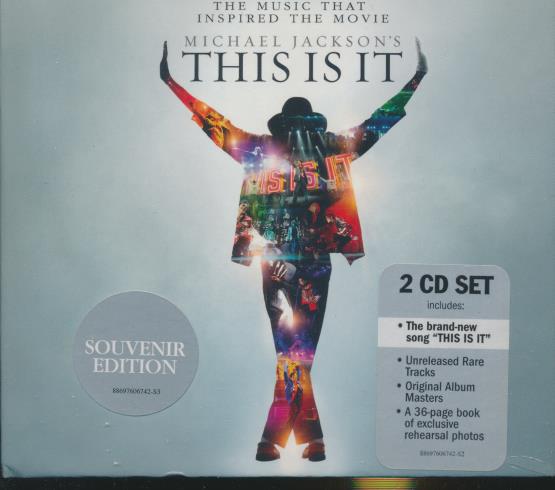 Michael Jackson: This Is It Sourvenir Edition 2-Disc Set w/ Hype Sticker