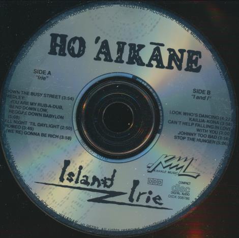 Ho'Aikane: Island Irie w/ No Artwork