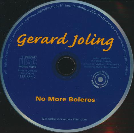Gerard Joling: No More Boleros w/ No Artwork