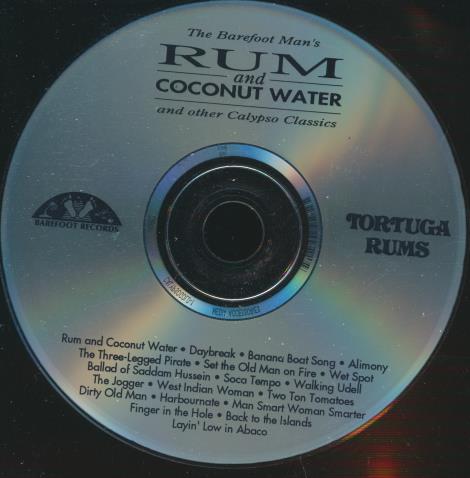 The Barefoot Man: Rum And Coconut Water And Other Calypso Classics w/ No Artwork