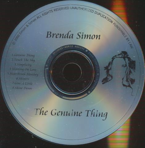Brenda Simon: The Genuine Thing w/ No Artwork