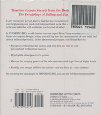 Brian Tracy: Thinking Big Abridged 2-Disc Set