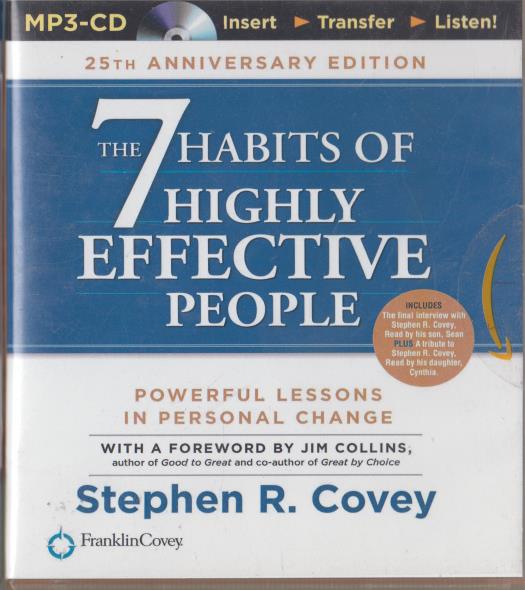The 7 Habits Of Highly Effective People 25th Anniversary Abridged MP3