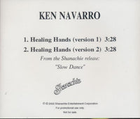 Ken Navarro: Healing Hands Promo w/ Back Artwork