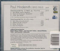 Paul Hindemith: Streichquartett Nr. 2 F-Moll, Op. 10 & Nr. 6 In Es