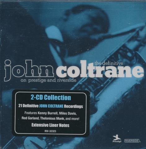 John Coltrane: The Definitive: On Prestige And Riverside 2-Disc Set w/ Drill Hole