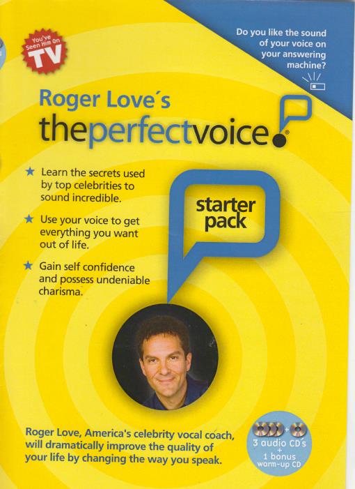 Roger Love's The Perfect Voice Starter Pack 4-Disc Set