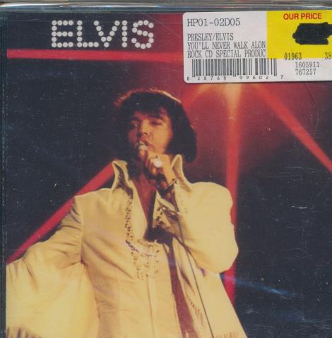 Elvis Presley: You'll Never Walk Alone w/ Cracked Case