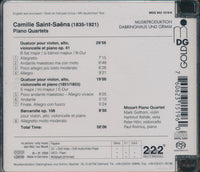 Camille Saint-Saens: Piano Quartets SACD Hybrid