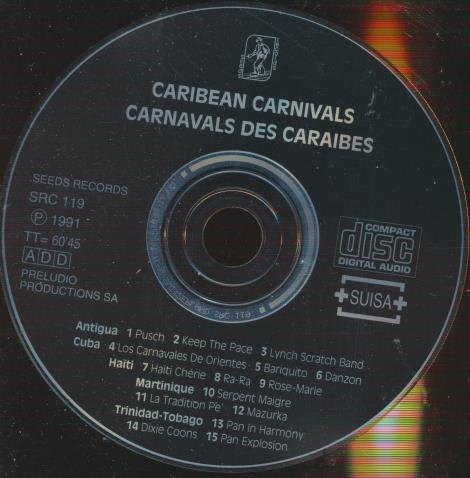 Caribean Carnivals / Carnavals Des Caraibes w/ No Artwork