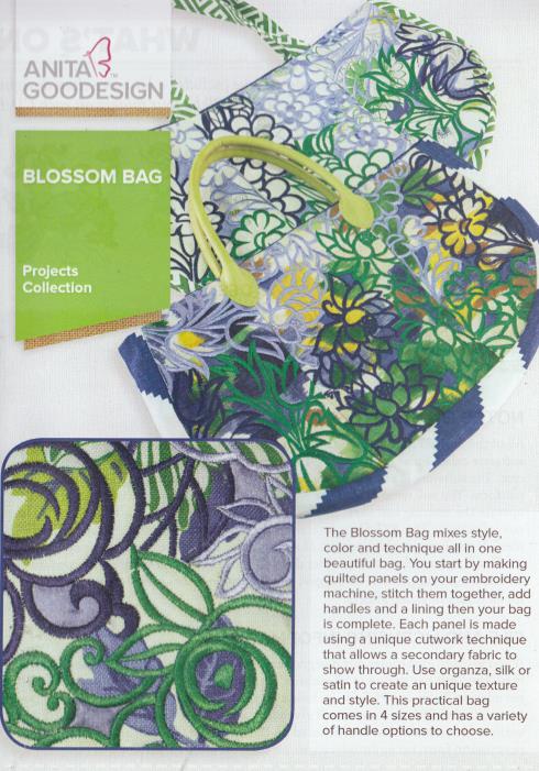 Anita Goodesign: Projects Collection: Blossom Bag