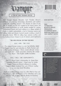 Vampyr The Criterion Collection 2-Disc Set w/ Booklet
