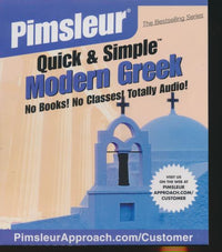 Pimsleur: Quick & Simple Modern Greek 4-Disc Set