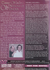 Tommy Wonder: Visions Of Wonder Volume 2