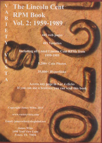 The Lincoln Cent RPM Book: 1959-1989 Volume 2 Third