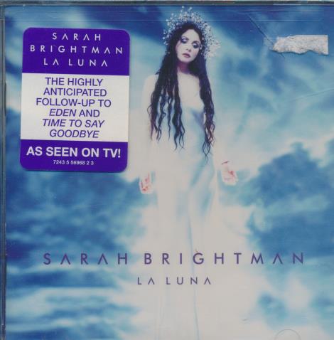 Sarah Brightman: La Luna w/ Hype Sticker & Cracked Case