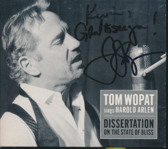 Tom Wopat: Dissertation On The State Of Bliss Signed