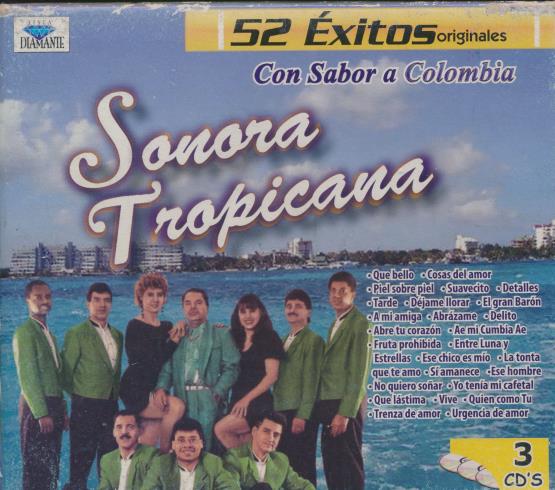 Sonora Tropicana: 52 Exitos Originales: Con Sabor A Colombia 3-Disc Set - NeverDieMedia