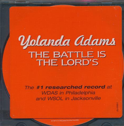 Yolanda Adams: The Battle Is The Lord's Promo w/ Hype Sticker