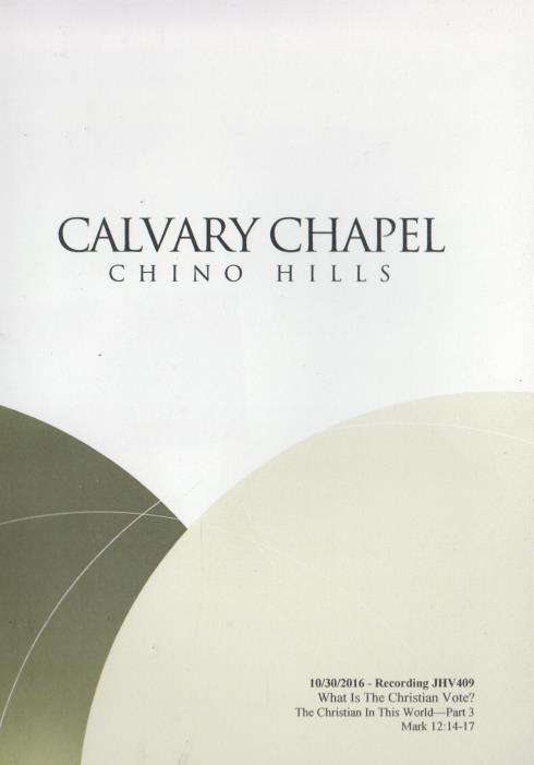 What Is The Christian Vote? The Christian In This World Part 3