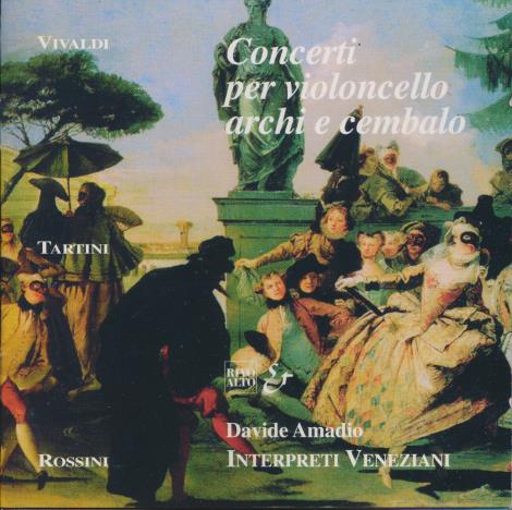 Davide Amadio: Concerti Per Violoncello: Archi E Cembalo