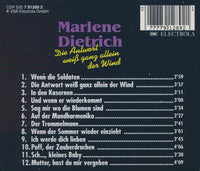 Marlene Dietrich: Die Antwort Weiss Ganz Allein Der Wind