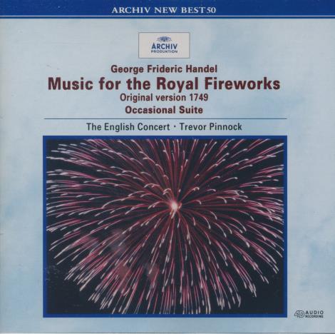 George Frideric Handel / The English Concert: Music For The Royal Fireworks Japan