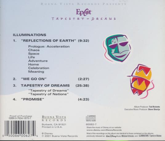 Walt Disney's Epcot Illuminations Reflections Of Earth