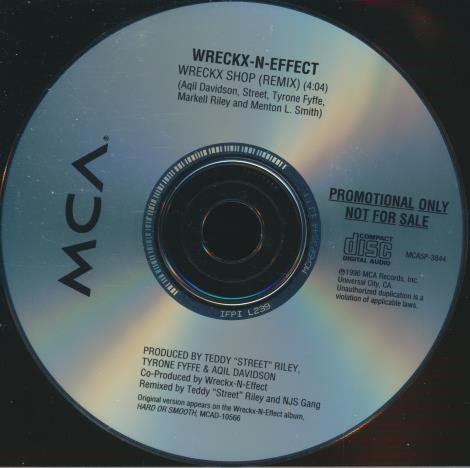 Wreckx-N-Effect: Wreckx Shop (Remix) Promo w/ Back Artwork