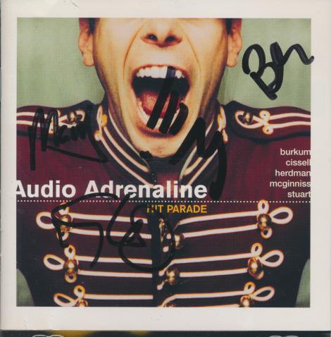 Audio Adrenaline: Hit Parade Signed w/ No CD