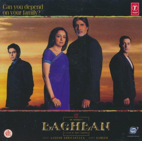 Aadesh Shrivastava: Baghban: Soundtrack w/ Front Artwork