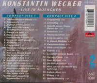 Konstantin Wecker: Live In Muenchen 2-Disc Set - NeverDieMedia