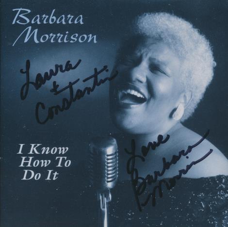 Barbara Morrison: I Know How To Do It Signed