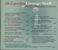 George Szell: The Legendary George Szell And The Cleveland Orchestra