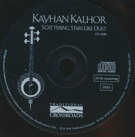 Kayhan Kalhor: Scattering Stars Like Dust w/ No Artwork